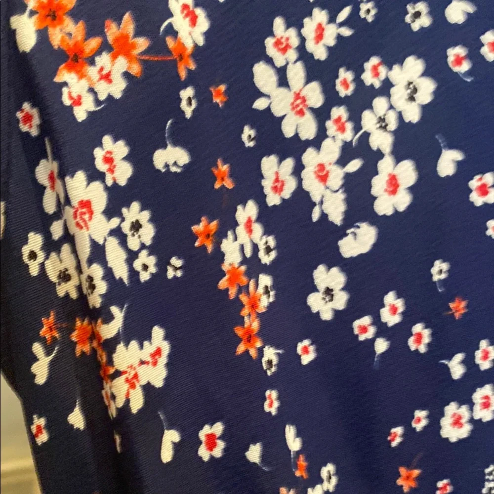 Floral Blue Dress - Picture 4 of 5